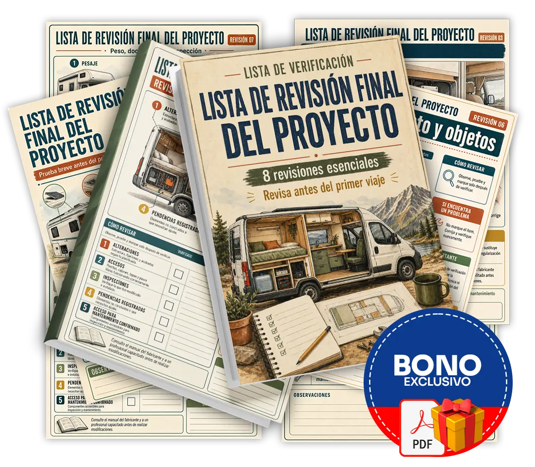Mockup del bono Lista de Revisión Final del Proyecto