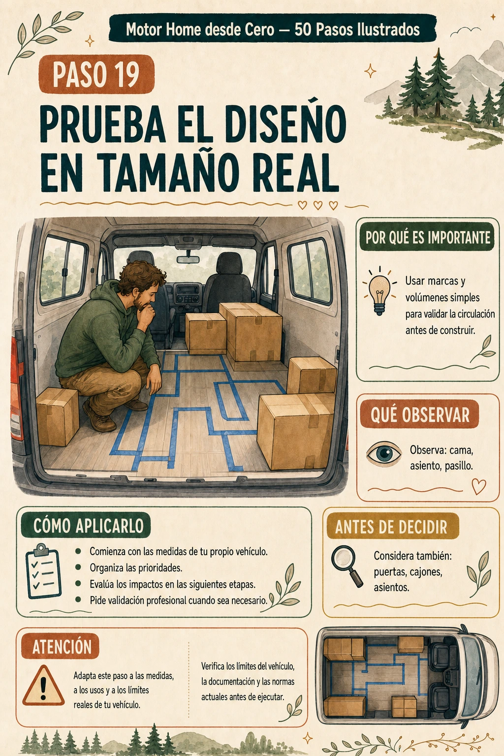 Paso 19: prueba la distribución a tamaño real