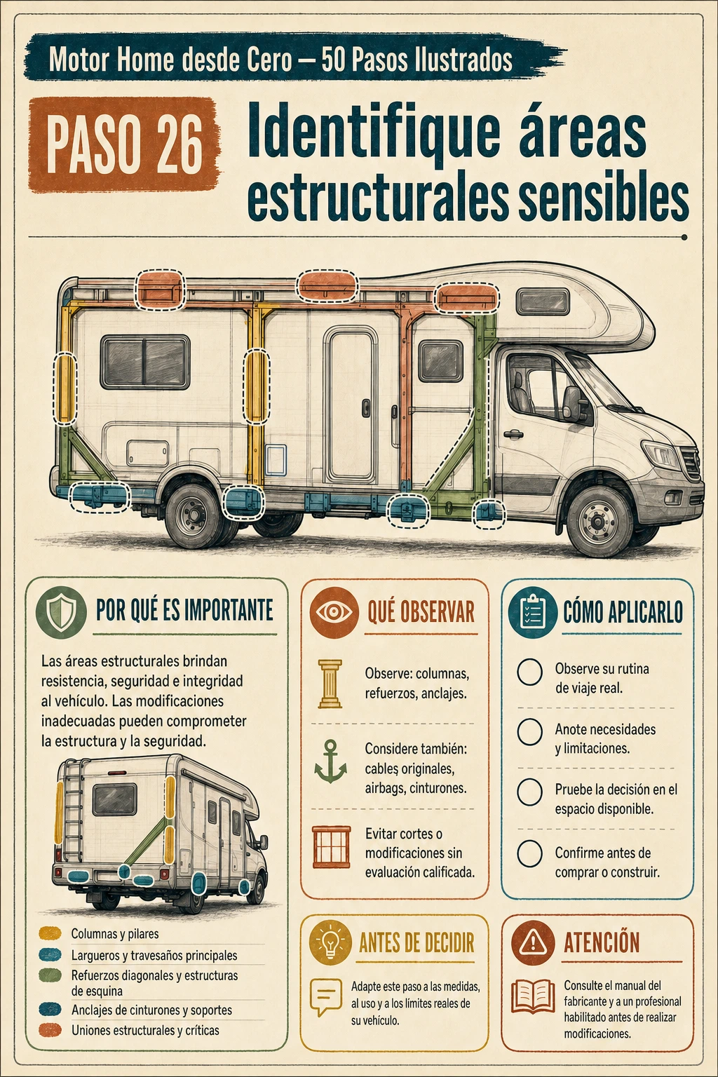 Paso 26: identifica áreas estructurales sensibles