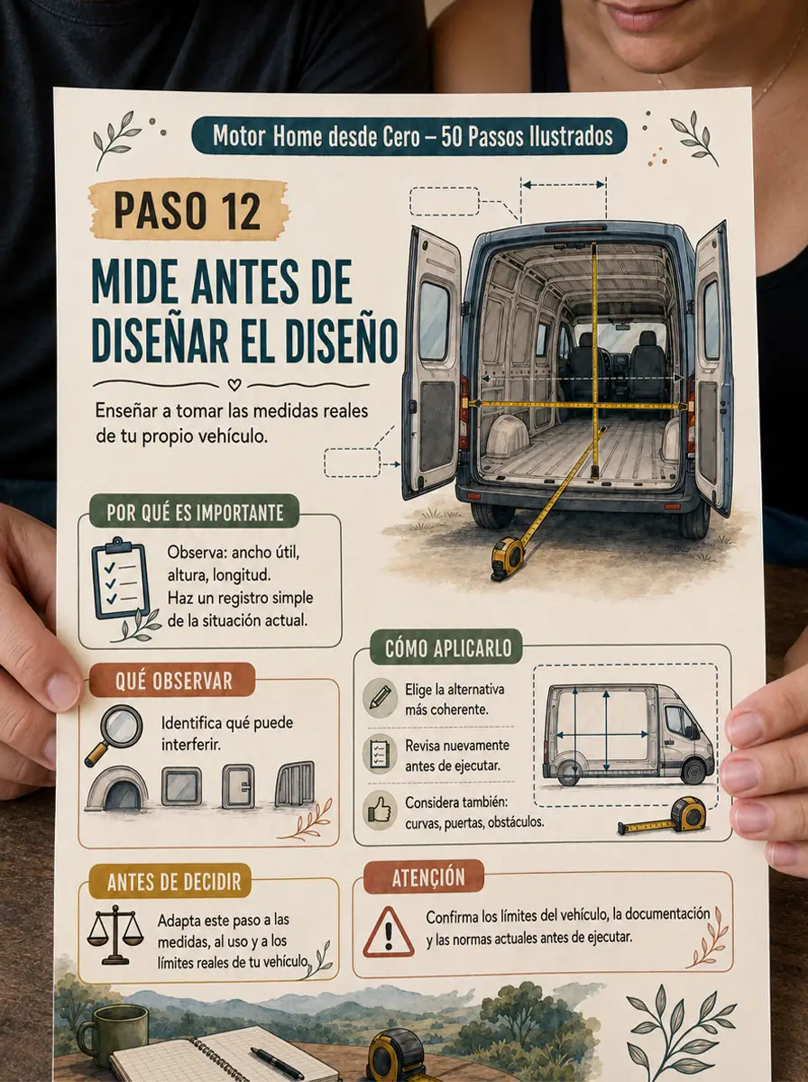 Guía de medición en uso